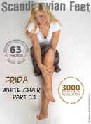 Frida in White Chair Part II gallery from SCANDINAVIANFEET