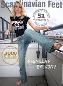 Pernilla P in Balkony gallery from SCANDINAVIANFEET