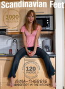 Gina-Theresa in Barefoot In The Kitchen gallery from SCANDINAVIANFEET