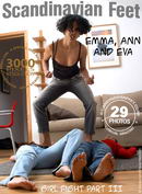 Emma & Ann & Eva in Girl Fight - Part III gallery from SCANDINAVIANFEET