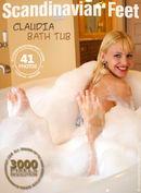 Claudia in Bath Tub gallery from SCANDINAVIANFEET
