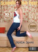 Jenny in Denim Jeans gallery from SCANDINAVIANFEET