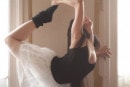 Ballerina Dancing And Undressing