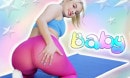 Aria Banks in Baby Yoga video from SLRORIGINALS