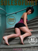 Melene in Green Stairs - Part 1 gallery from SOLESOFDIRT