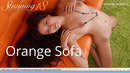 Norma A in Orange Sofa video from STUNNING18 by Antonio Clemens