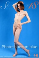 Anna R in Photoshoot On Blue gallery from STUNNING18 by Thierry Murrell