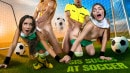 Juniper Ren & Freya von Doom in Freya Vs. Juniper: Soccer Swap Showdown video from SWAPPZ