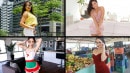 Sarah Lace & Hazel Heart & Destiny Cruz & Thalia Diaz in Spicy Babes video from TEAM SKEET
