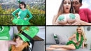 Cassidy Banks & Liv Wild & Maddy O'Reilly & Linzee Ryder in Feelin' Green, Feelin' Irish video from TEAM SKEET