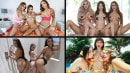 Sofie Reyez & Aften Opal & Gia Derza & Christina Savoy in Best Naked Friends video from TEAM SKEET