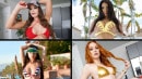 Jade Kush & Stacy Bloom & Indica Flower & amirah styles in Big Tits In Bikinis video from TEAM SKEET