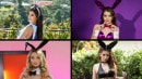 Kylie Quinn & Katie Kush & Indica Flower & Leana Lovings in Bunny Babes Compilation video from TEAM SKEET