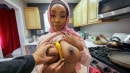 Lily Starfire in Shy Hijab Girl Learns All About A Weird American Tradition video from TEAM SKEET