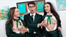 Serena Hill & Lily Thot in "Do Our Homework, And We'll Do Whatever You Want" - Studying Turned Into A Facefucking Session!