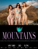 Emily Bloom & Heidi Romanova & Abigale in Mountains gallery from THEEMILYBLOOM