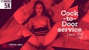 Lena Reif in Cock-to-door Service video from VIRTUALREALPORN
