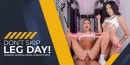 Charlotte Sins & Addison Vodka in Don't Skip Leg Day! video from VRBANGERS