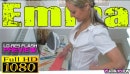 Emma in Downblouse Ironing video from WANKITNOW