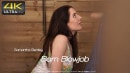 Samantha Bentley in Barn Blowjob video from WANKITNOW
