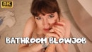 Demi in BATHROOM BLOWJOB video from WANKITNOW