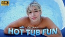 ELLA JASMINE in HOT TUB FUN video from WANKITNOW