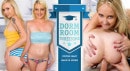 Marilyn Moore & Peyton Coast in Dorm Room Threesome video from WANKZVR