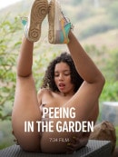 Valery Ponce in Peeing In The Garden video from WATCH4BEAUTY by Mark