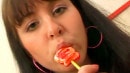 Anna R Teases With A Lollipop Anna R Teases With A Lollipop