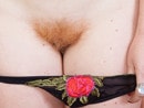 Mona Jones Strips From Red Robe In Kitchen To Play