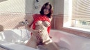 Sandy Strips By Her Tub And Puts On Sexy Tub Show video from WEAREHAIRY