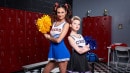Eliza Ibarra & Coco Lovelock in Clash Of The Cheerleaders video from WEBYOUNG
