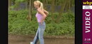 Tiffany has a desperate wet walk video from WETTINGHERPANTIES by Skymouse