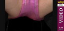 Gina teases you by flashing her cute pink panties under her sexy black dress video from WETTINGHERPANTIES by Skymouse