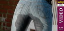 Candie wets her jeans in the garden video from WETTINGHERPANTIES by Skymouse