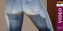 Nicki has a desperate accident in her jeans and white panties