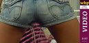 Natalia in Pees Her Denim Shorts video from WETTINGHERPANTIES by Skymouse