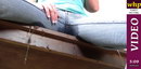 Theresa Louise in Jeans spurting video from WETTINGHERPANTIES by Skymouse