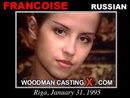 Francoise casting video from WOODMANCASTINGX by Pierre Woodman