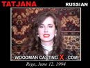 Tatjana casting video from WOODMANCASTINGX by Pierre Woodman