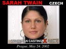 Sarah Twain casting video from WOODMANCASTINGX by Pierre Woodman