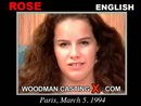 Rose casting video from WOODMANCASTINGX by Pierre Woodman