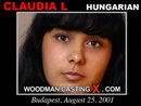 Claudia L casting video from WOODMANCASTINGX by Pierre Woodman