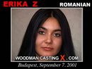 Erika Z casting video from WOODMANCASTINGX by Pierre Woodman