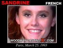 Sandrine casting video from WOODMANCASTINGX by Pierre Woodman