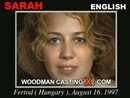 Sarah casting video from WOODMANCASTINGX by Pierre Woodman
