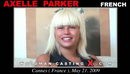 Axelle Parker casting video from WOODMANCASTINGX by Pierre Woodman