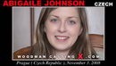 Abigaile Johnson casting video from WOODMANCASTINGX by Pierre Woodman