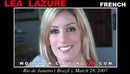 Lea Lazure casting video from WOODMANCASTINGX by Pierre Woodman