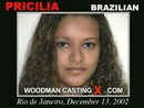 Pricilia casting video from WOODMANCASTINGX by Pierre Woodman